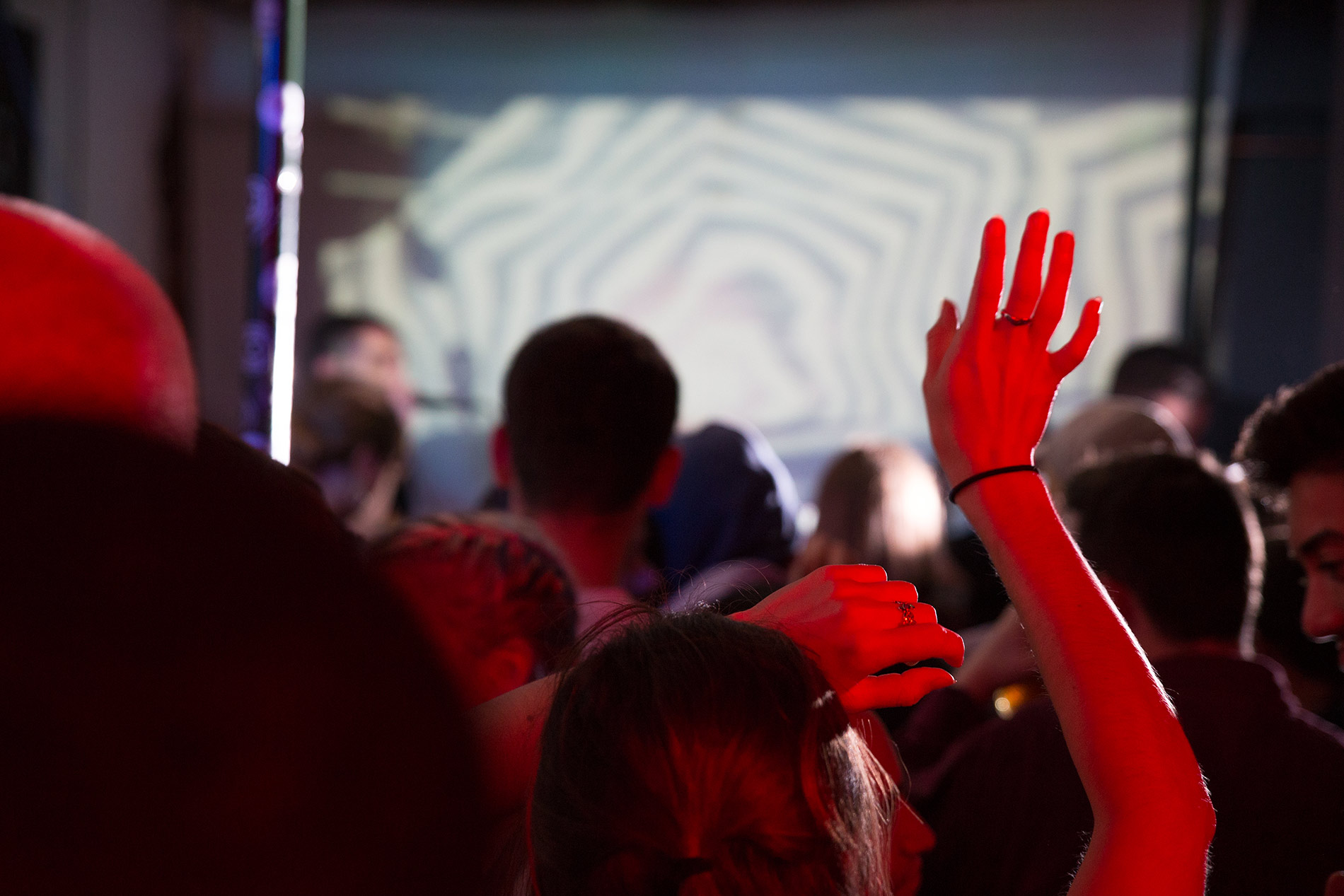 Dance floor in club