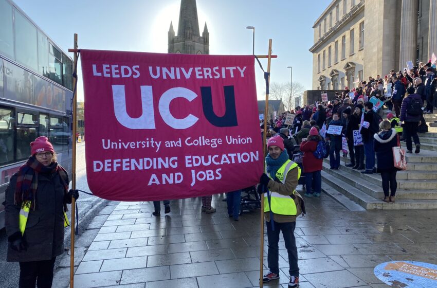 University of Leeds staff back strike over pay and conditions