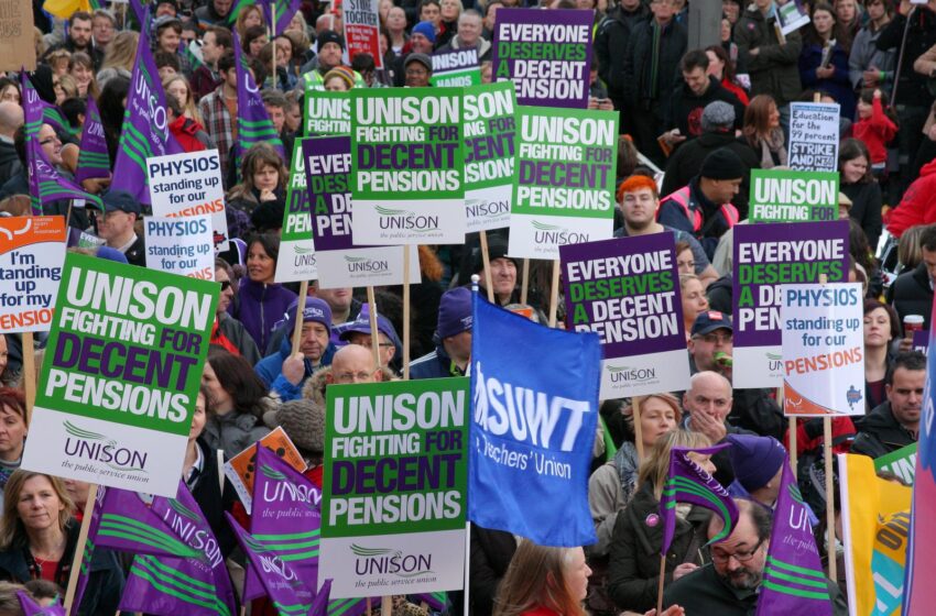  University of Leeds UNISON Staff Strike Alongside UCU