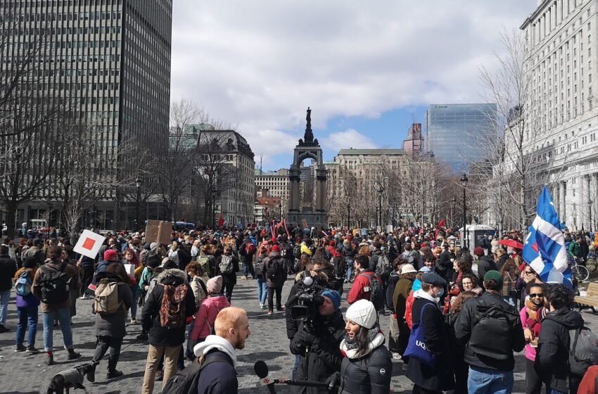 “C’est le common sense”: Student Protests Take to the Streets of Montreal, Canada
