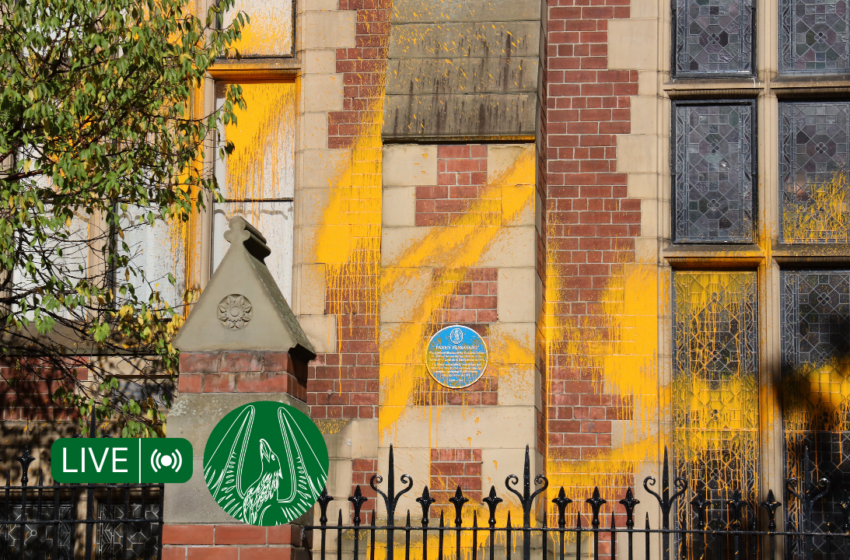  Just Stop Oil sprays paint on the Great Hall, one person arrested – as it happened