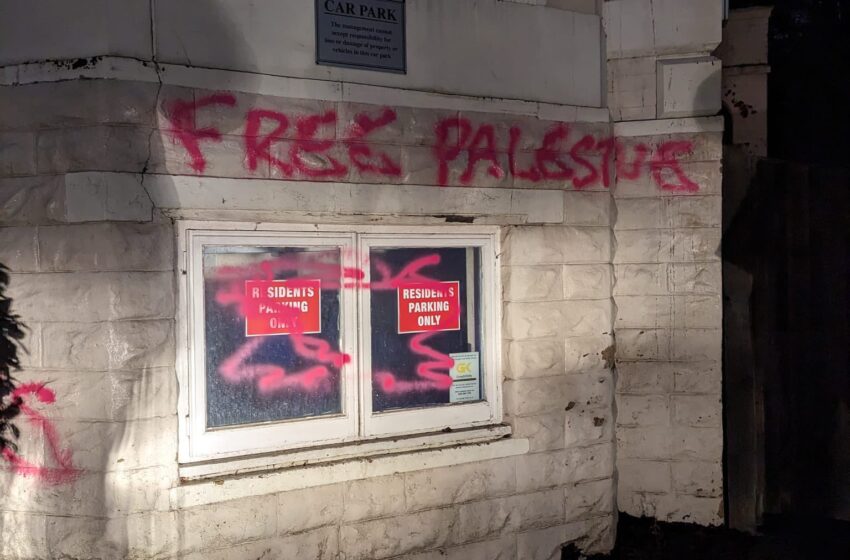  Police treating vandalism of Jewish Society building as a hate crime
