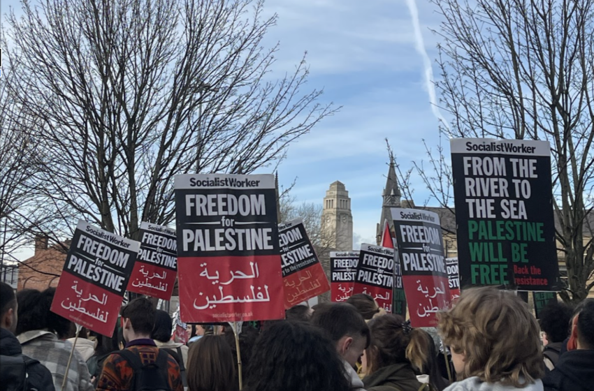  Leeds student walkout: voices amplified in solidarity with Palestine amidst growing humanitarian crisis