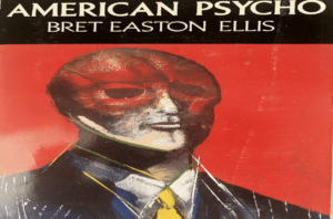 Image of front cover for Bret Easton Ellis' American Psycho novel.