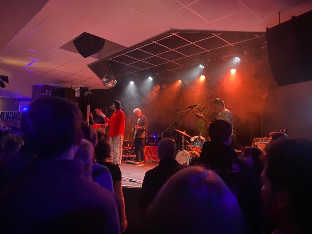 Picture taken from the crowd of Brudenell Social Club stage - Σtella gig.