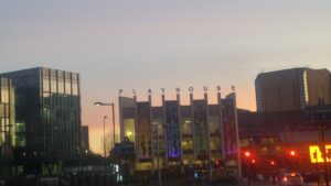 Leeds Playhouse building.