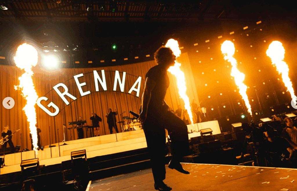 Tom Grennan performs at First Direct Arena Leeds on his latest tour