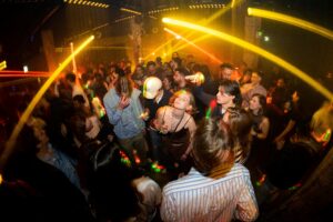 people dancing in club