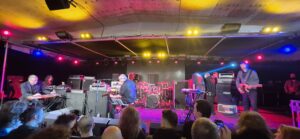 Band Swans on stage at Project House.