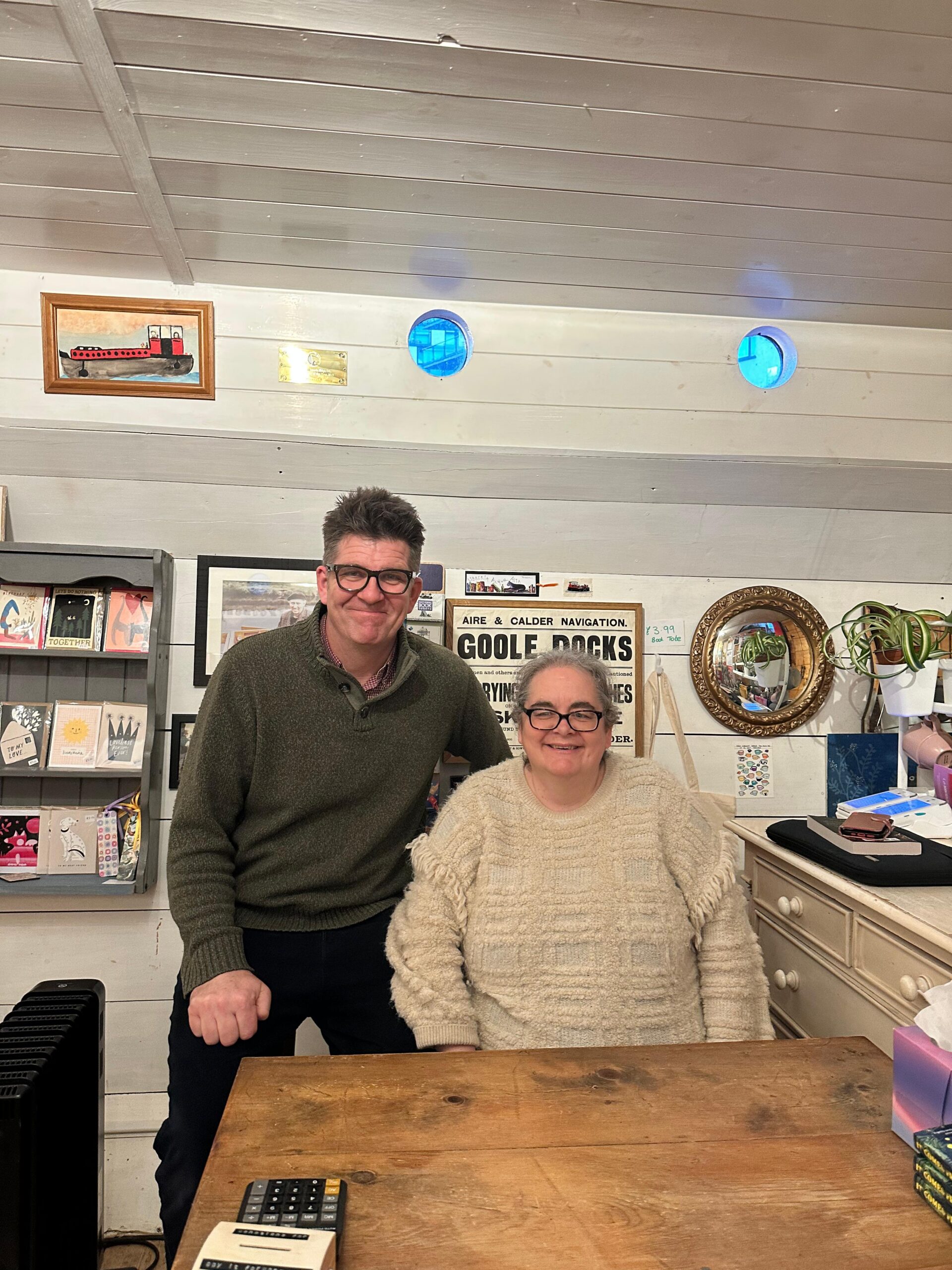 The Floating Bookshop in Leeds